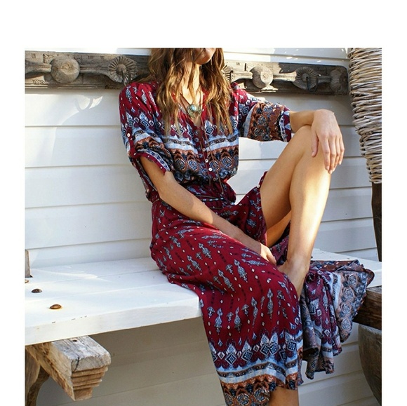 Dresses & Skirts - ♥︎HP♥︎  BRITANICA Long Cotton Festival Maxi Dress